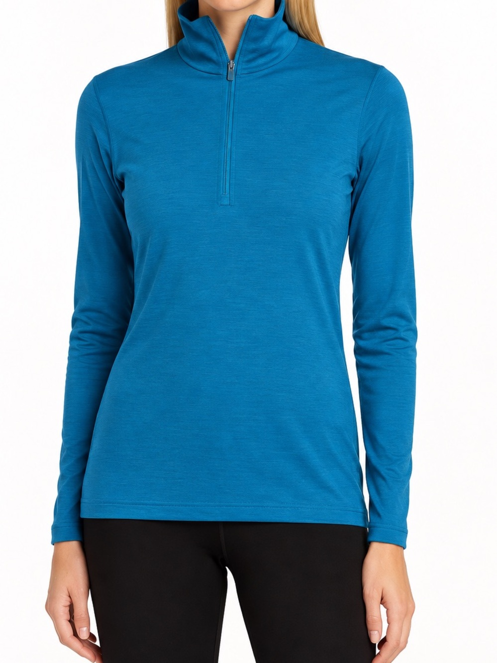 Icebreaker Women's Merino Long Sleeve Half Zip Base Layer Size Medium